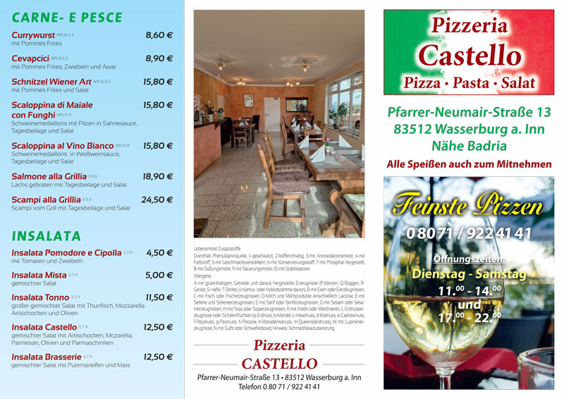 Pizzeria Castello Wasserburg